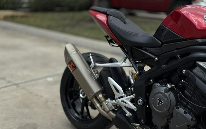 2023 Triumph Speed Triple 1200 RR Red Hopper / Storm Grey