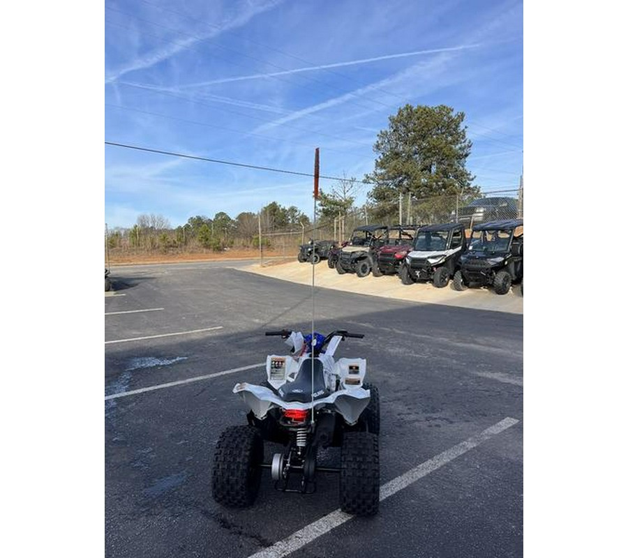 2025 Polaris® Outlaw 110 EFI Bright White / Polaris Blue