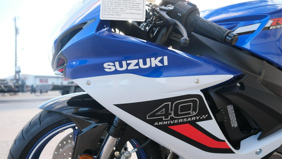2026 SUZUKI GSXR600Z 40TH ANNIVERSARY EDITION