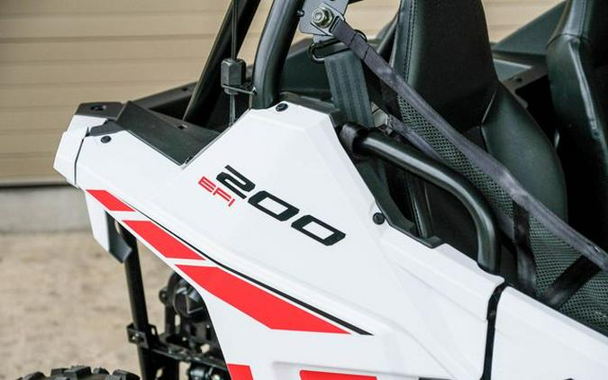 Used 2023 POLARIS RZR 200 EFI WHITE LIGHTNING INDY RED