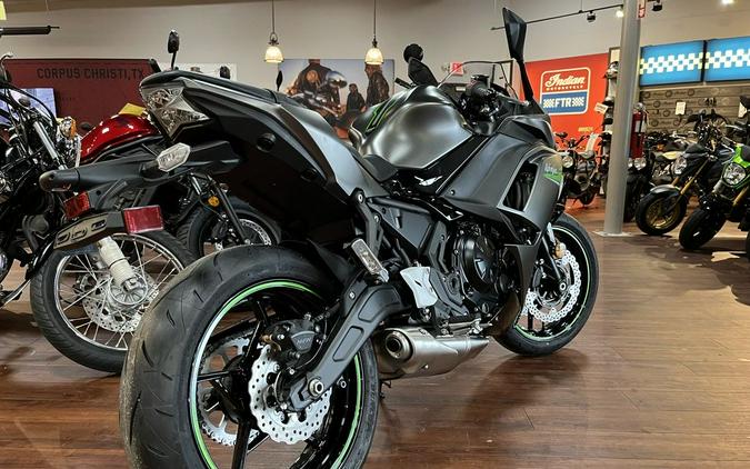 2024 Kawasaki Ninja® 650 Metallic Matte Graphenesteel Gray/Ebony