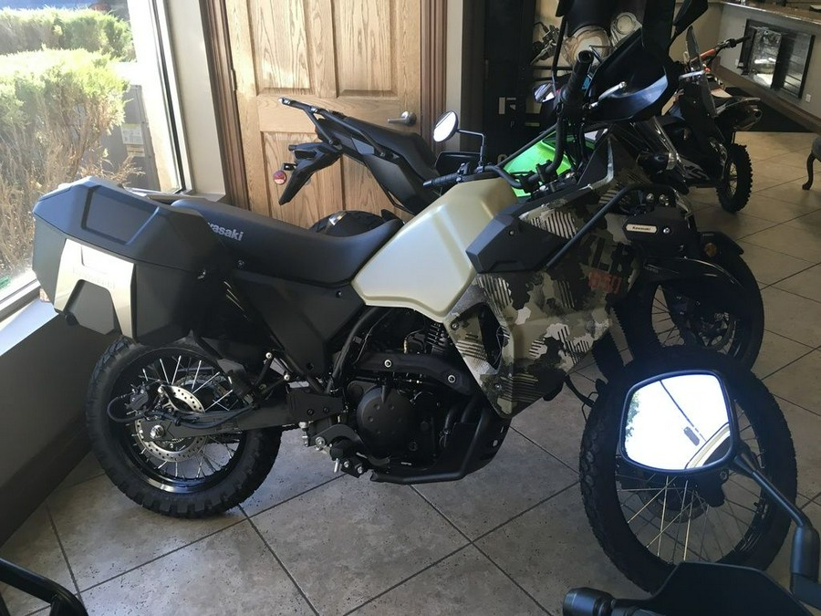 2025 Kawasaki KLR®650 Adventure ABS Cypher Camo Beige