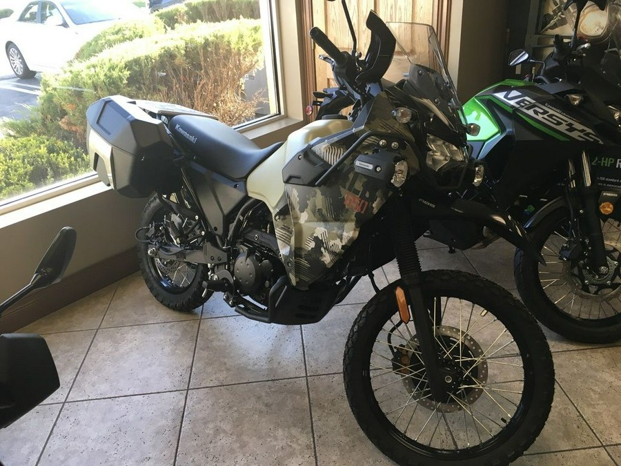 2025 Kawasaki KLR®650 Adventure ABS Cypher Camo Beige