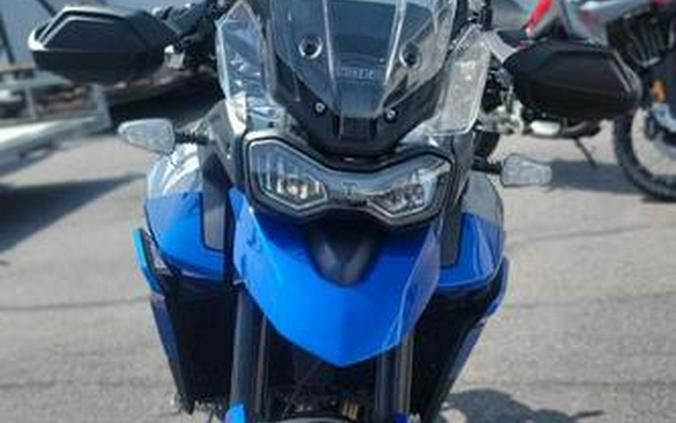 2022 Triumph Tiger 850 Sport Graphite Caspian Blue