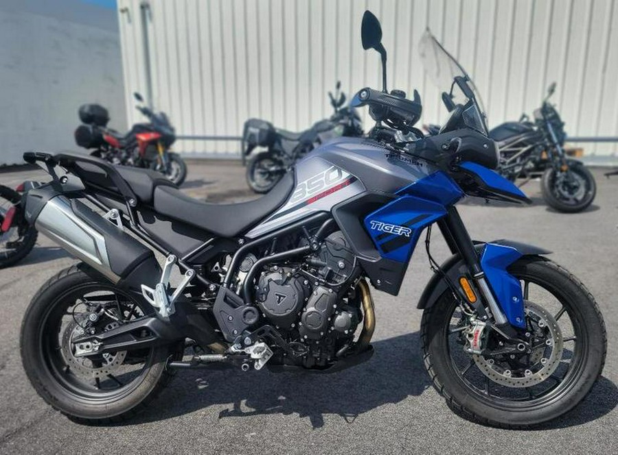 2022 Triumph Tiger 850 Sport Graphite Caspian Blue