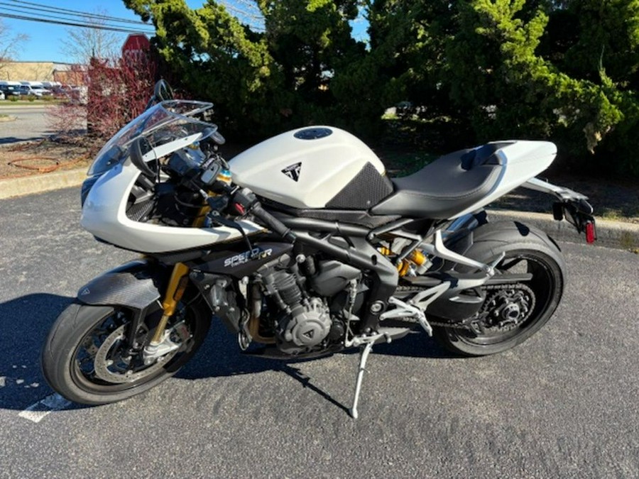 2023 Triumph Speed Triple 1200 RR Crystal White / Storm Grey