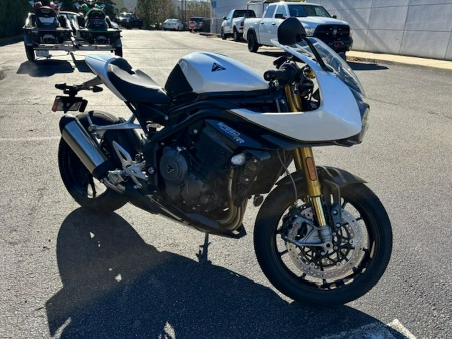 2023 Triumph Speed Triple 1200 RR Crystal White / Storm Grey