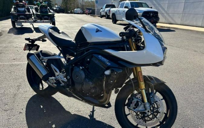 2023 Triumph Speed Triple 1200 RR Crystal White / Storm Grey