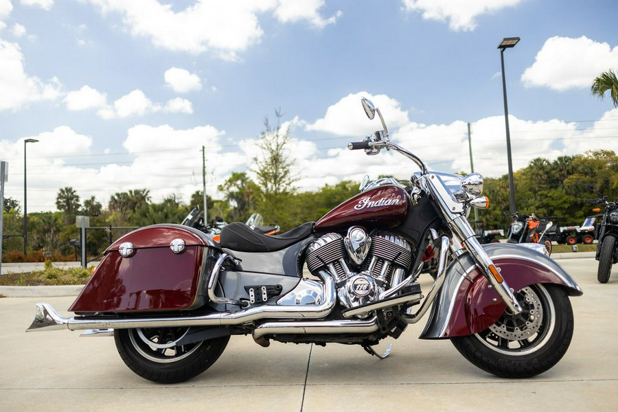 2017 Indian Motorcycle® Springfield™ Steel Gray Over Burgundy Metallic