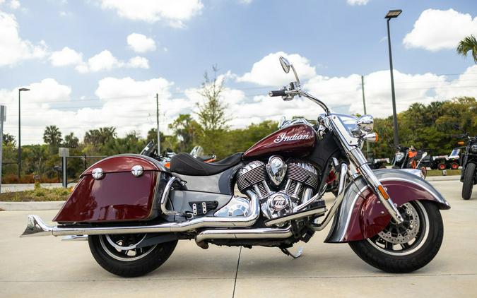 2017 Indian Motorcycle® Springfield™ Steel Gray Over Burgundy Metallic