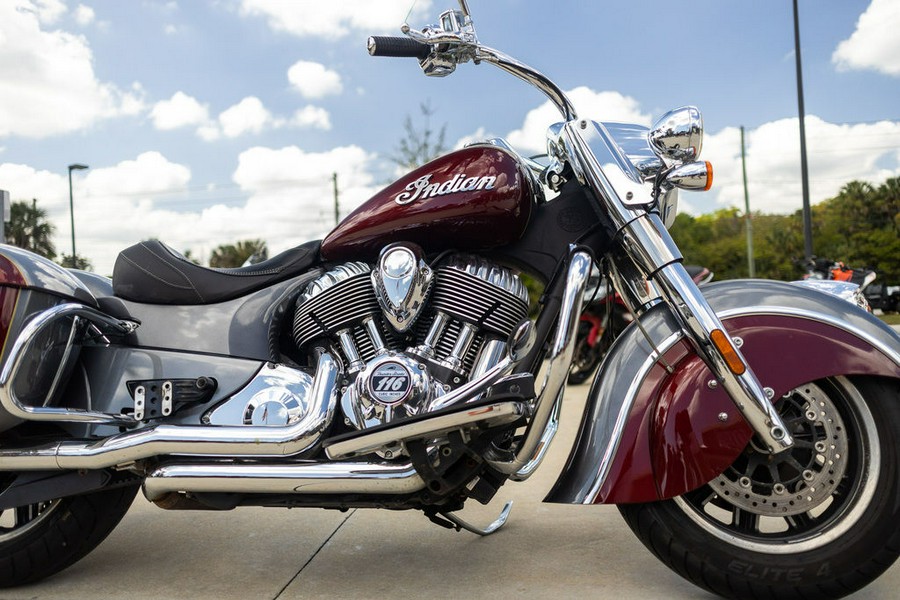 2017 Indian Motorcycle® Springfield™ Steel Gray Over Burgundy Metallic