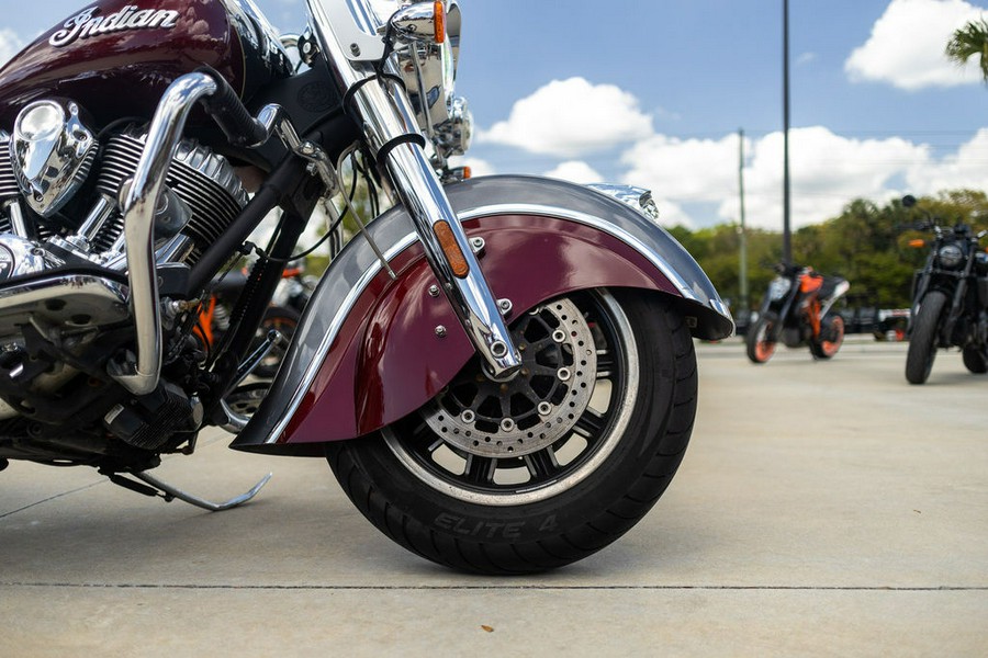 2017 Indian Motorcycle® Springfield™ Steel Gray Over Burgundy Metallic