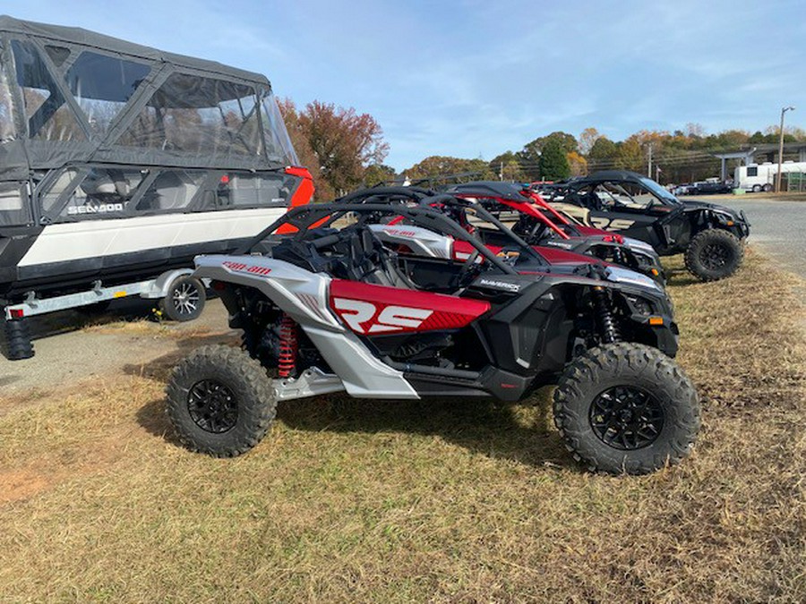 2024 Can-Am Maverick X3 RS Turbo RR Red & Silver