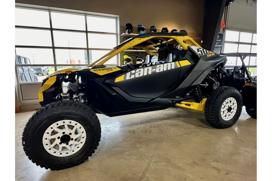 2024 Can-Am Maverick R X RS With Smart-Shox Black & Yellow