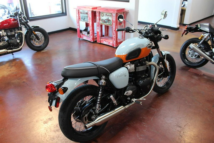 2023 Triumph Bonneville T100 Meriden Blue / Tangerine