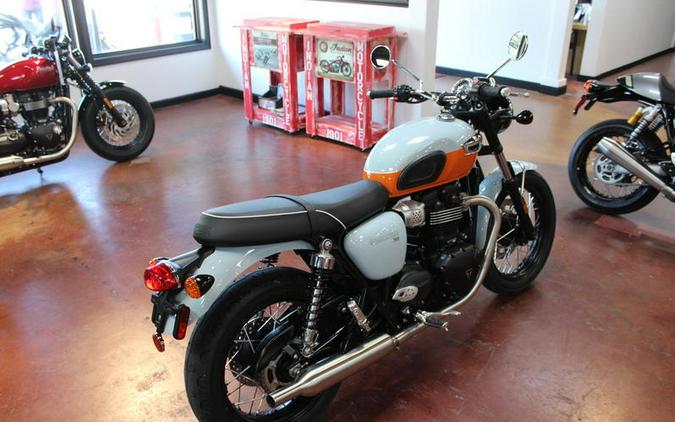 2023 Triumph Bonneville T100 Meriden Blue / Tangerine