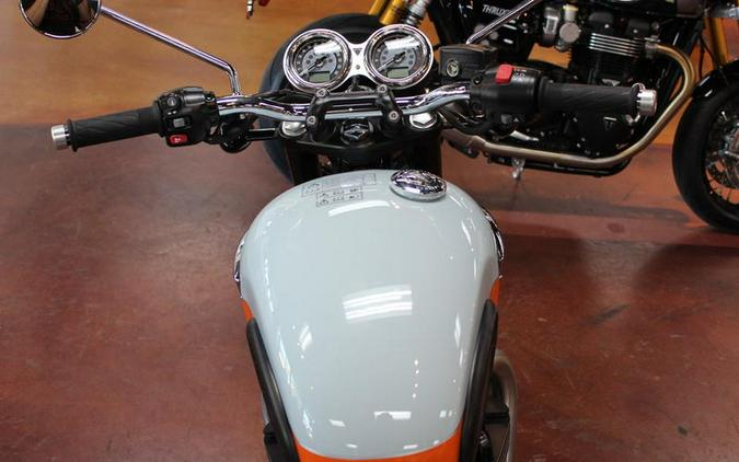 2023 Triumph Bonneville T100 Meriden Blue / Tangerine