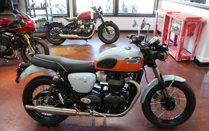 2023 Triumph Bonneville T100 Meriden Blue / Tangerine