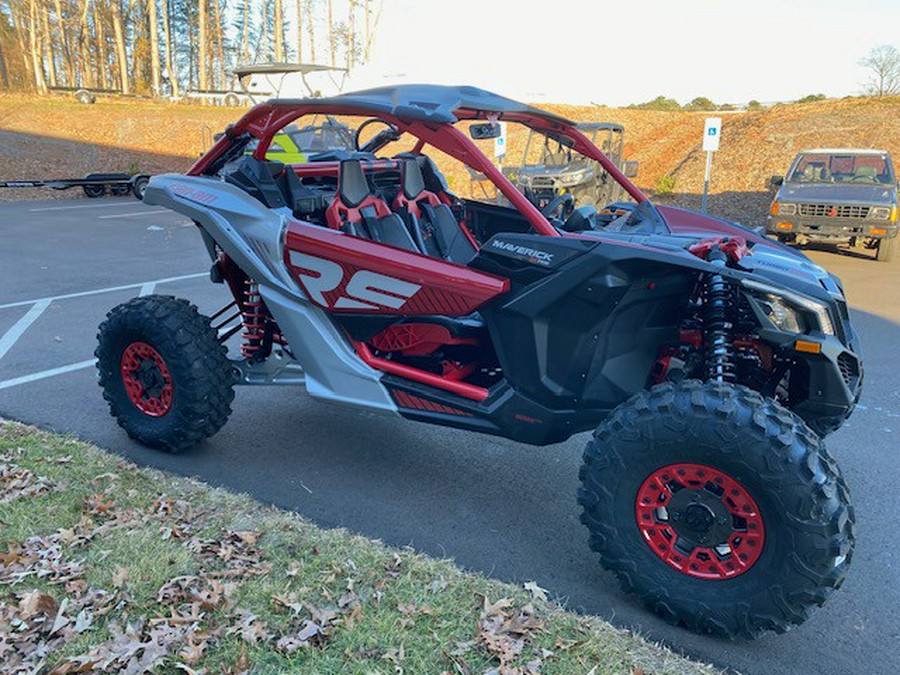 2024 Can-Am Maverick X3 X RS Turbo RR Red&Silver/Blue&Black