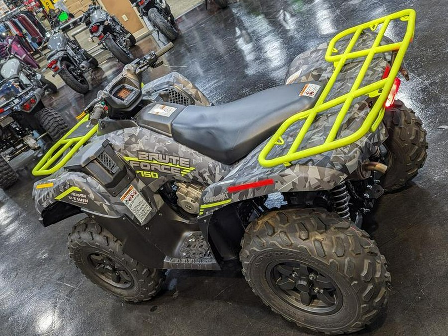 2023 Kawasaki Brute Force® 750 4x4i EPS Fragment Camo Gray