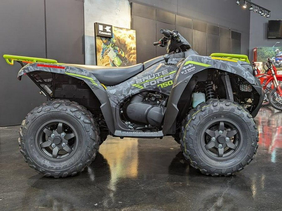 2023 Kawasaki Brute Force® 750 4x4i EPS Fragment Camo Gray