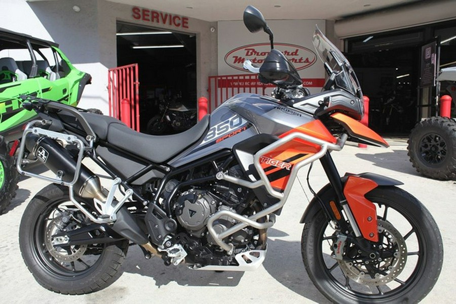 2023 Triumph Tiger 850 Sport Graphite/Baja Orange Sport