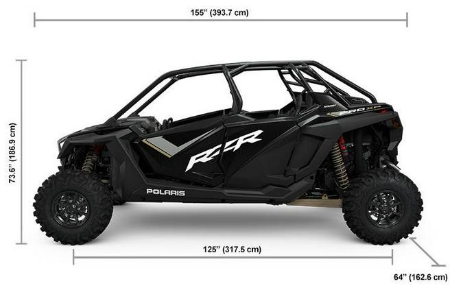 2022 RZR Pro XP 4 Ultimate Black Crystal - Polaris
