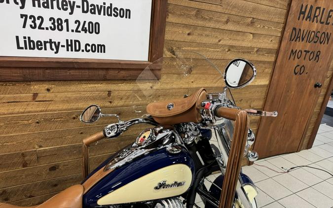 2017 Indian Motorcycle Chief® Vintage Springfield Blue / Ivory Cream