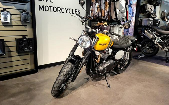 2024 Triumph Scrambler 900 Cosmic Yellow/Graphite