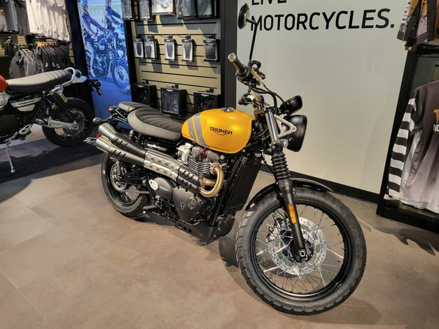 2024 Triumph Scrambler 900 Cosmic Yellow/Graphite