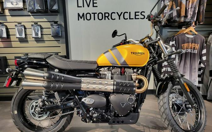 2024 Triumph Scrambler 900 Cosmic Yellow/Graphite