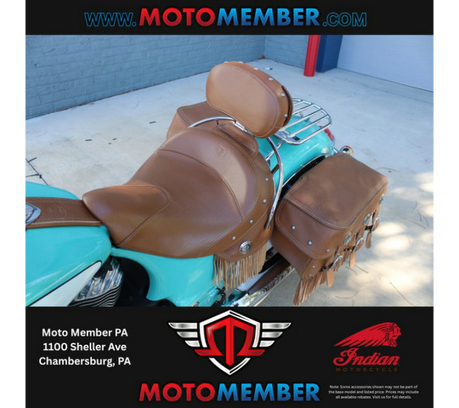 2019 Indian Chief Vintage Icon Series Coastal GreenPearl Whi