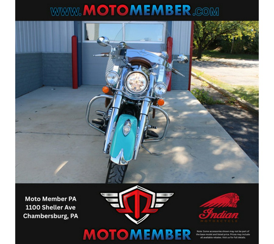 2019 Indian Chief Vintage Icon Series Coastal GreenPearl Whi