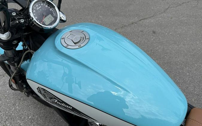2021 Indian Scout ABS Icon Arizona Turquoise/Pearl White ABS Thunder Black