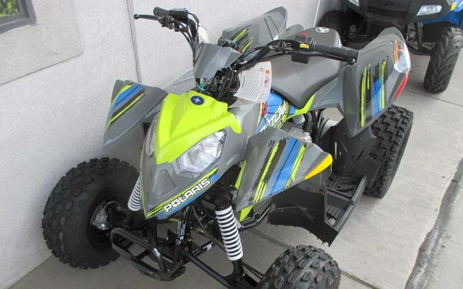 2023 Polaris Industries OUTLAW 110 EFI - AVALANCHE GRAY / LIME