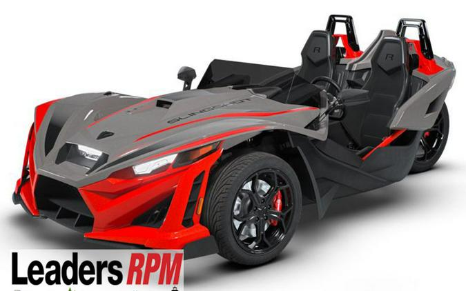 2026 Polaris Slingshot® R Manual Radiant Gray with Indy Red Pearl