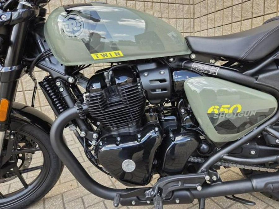 2026 Royal Enfield Shotgun 650 Green Drill