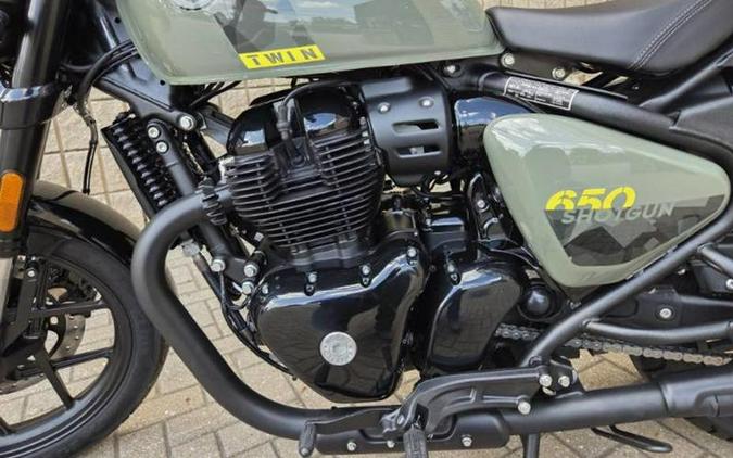 2026 Royal Enfield Shotgun 650 Green Drill