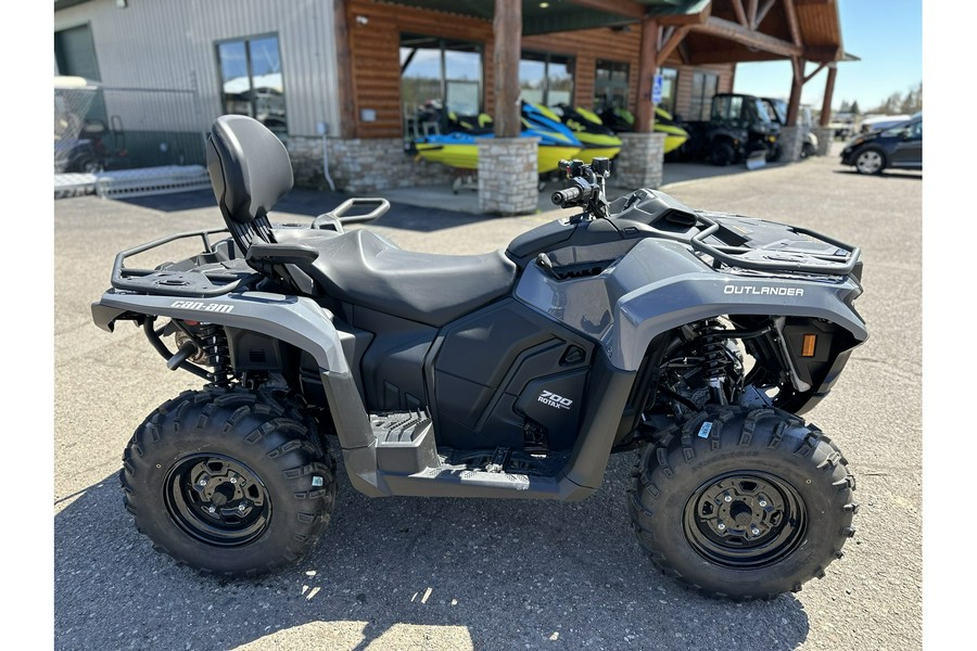 2024 Can-Am OUTLANDER MAX DPS 700 - GRANITE GRAY