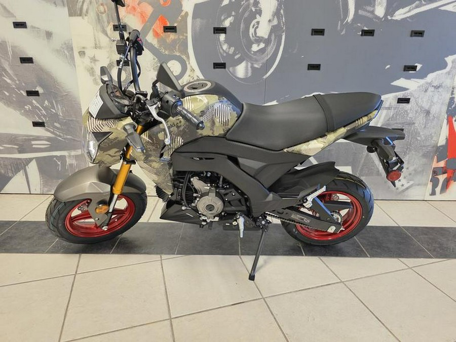 2026 Kawasaki Z125 PRO Cypher Camo Beige