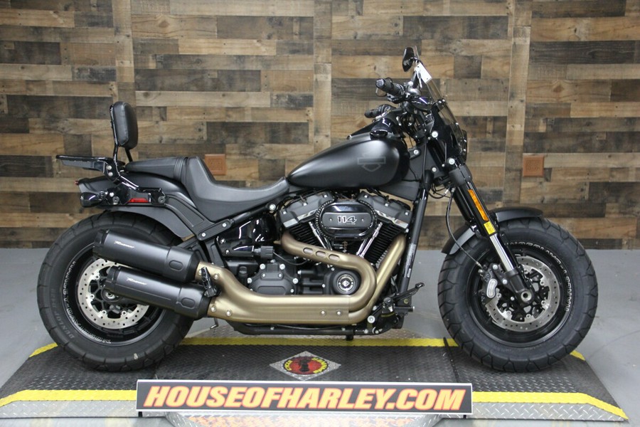 2019 Harley-Davidson Fat Bob 114 Black Denim