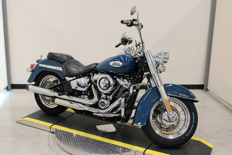 Used 2021 Harley-Davidson Heritage Classic Cruiser FLHC Motorcycle For Sale In Miami, Florida