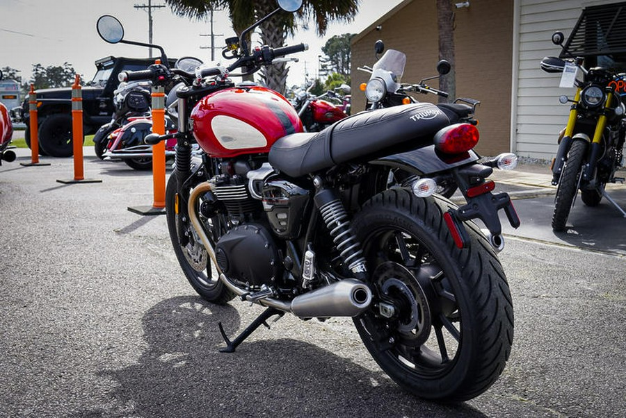 2023 Triumph Speed Twin 900 Chrome Edition Red Hopper