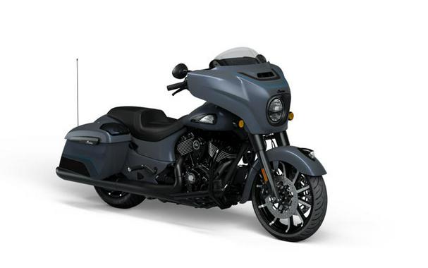 2024 Indian Motorcycle® Chieftain® Dark Horse® w/Powerband Audio Pkg Icon Stealth Gray Azure