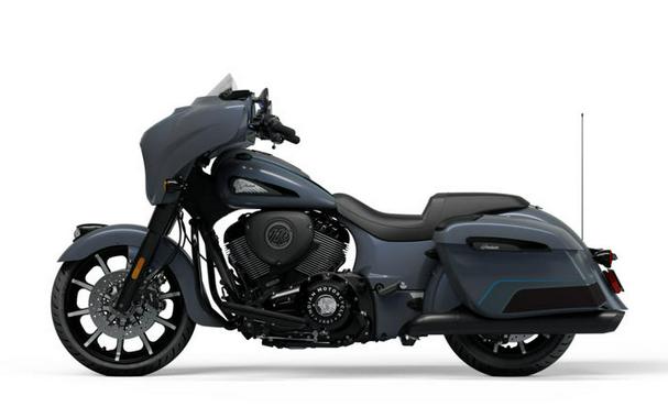 2024 Indian Motorcycle® Chieftain® Dark Horse® w/Powerband Audio Pkg Icon Stealth Gray Azure