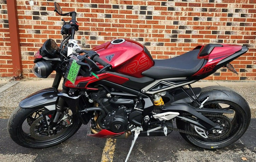 2024 Triumph Street Triple 765 RS Carnival Red