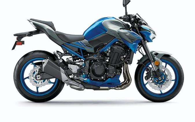 2020 Kawasaki Z900 ABS Candy Plasma Blue/Metallic Silver