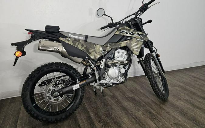 2026 Kawasaki KLX300 Cypher Camo Beige
