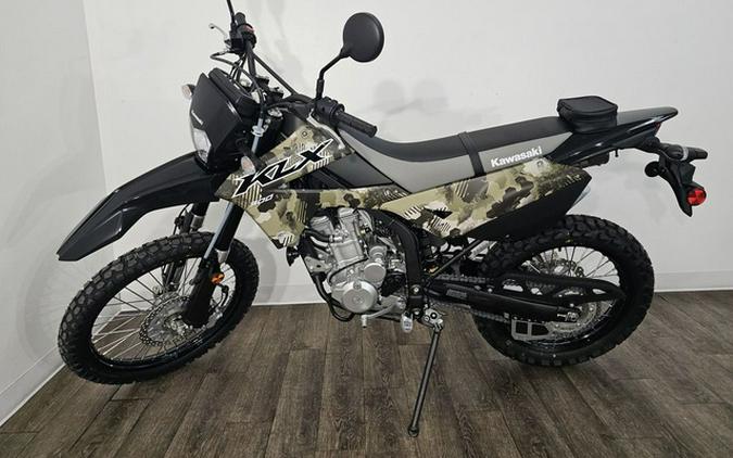 2026 Kawasaki KLX300 Cypher Camo Beige