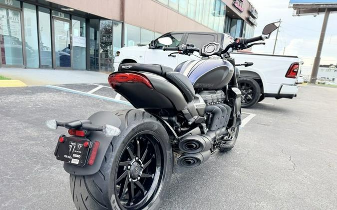 2025 Triumph Rocket 3 Storm R Satin Pacific Blue And Matte Sapphire Black